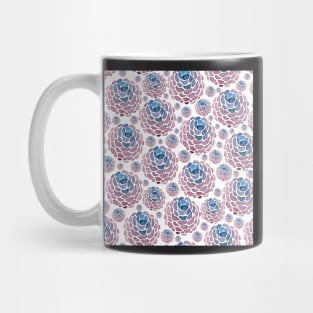 blue flowers Mug